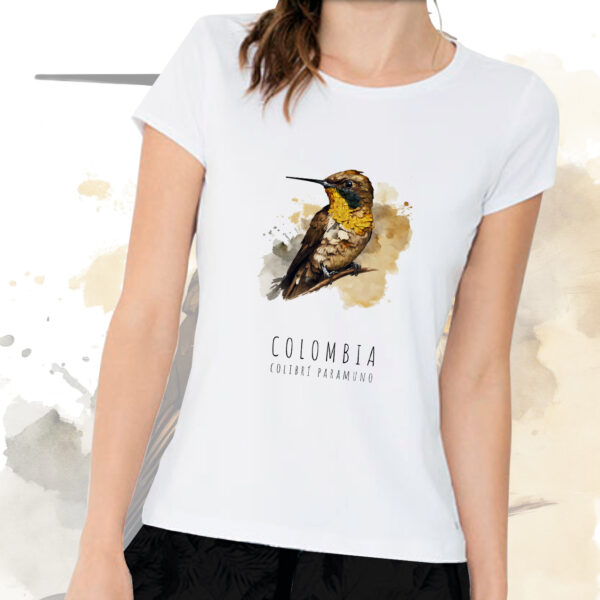 CAMISETA MUJER COLIBRÍ PARAMUNO
