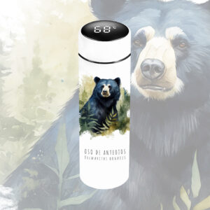 termo digital inteligente oso de anteojos (tremarctos ornatus)