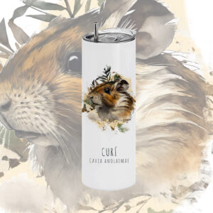 termo alto tapa acrilica y pitillo curÍ (cavia anolaimae)