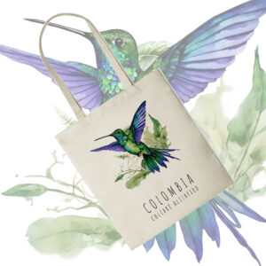 tote bag colibries colombia