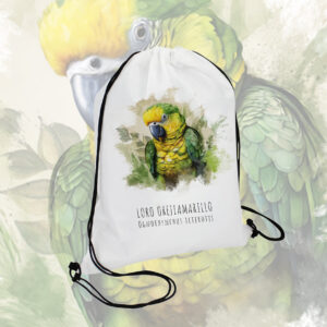 tula blanca poliÉster loro orejiamarillo