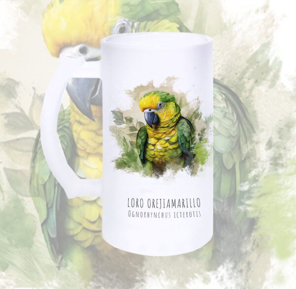 JARRA CERVECERA - LORO OREJIAMARILLO