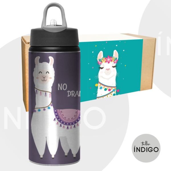 BOTELLA ALPACAS TAPA PITILLOPERSONALIZADO ARTESANAL