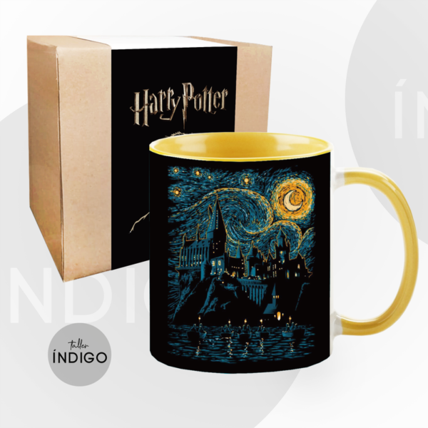 MUG HARRY POTTER CERÁMICA COLOR  + EMPAQUE PERSONALIZADO