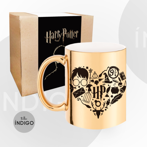 MUG HARRY POTTER  1 CERÁMICA ESPEJO PERSONALIZADO ARTESANAL