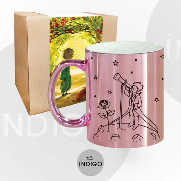 MUG PRINCIPITO CERÁMICA ESPEJO PERSONALIZADO ARTESANAL