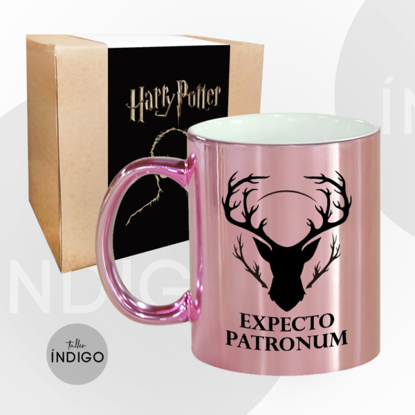 MUG HARRY POTTER 3 CERÁMICA ESPEJO PERSONALIZADO ARTESANAL