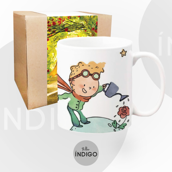 MUG PRINCIPITO PVC NIÑOS INFANTIL PERSONALIZADO ARTESANAL