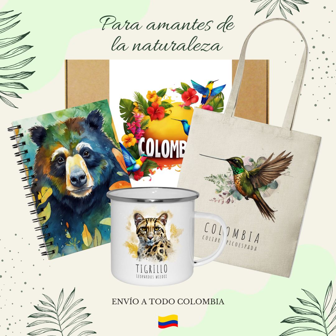 kit promo flora y fauna colombiana + empaque kit promo flora y fauna colombiana + empaque