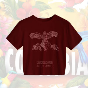 CAMISETA CROPTOP MUJER CÓNDOR ANDINO