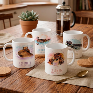 set x4 pocillos blancos cerÁmica colecciÓn madres de la naturaleza