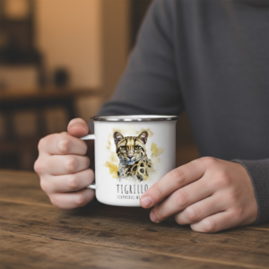 taza de peltre mamÁ chigÜiro