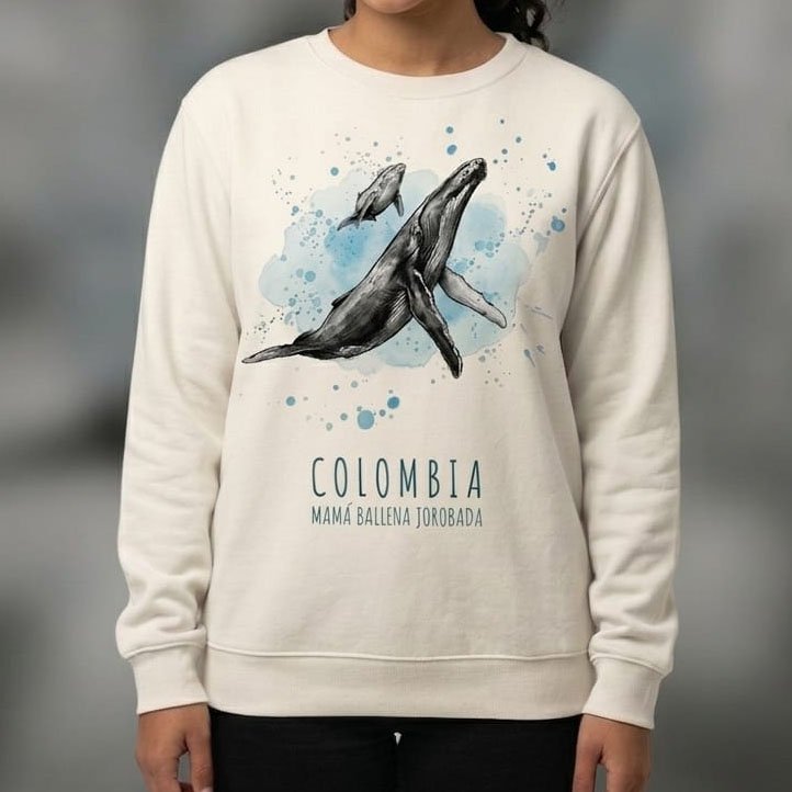 Buzo Mamá Ballena Jorobada