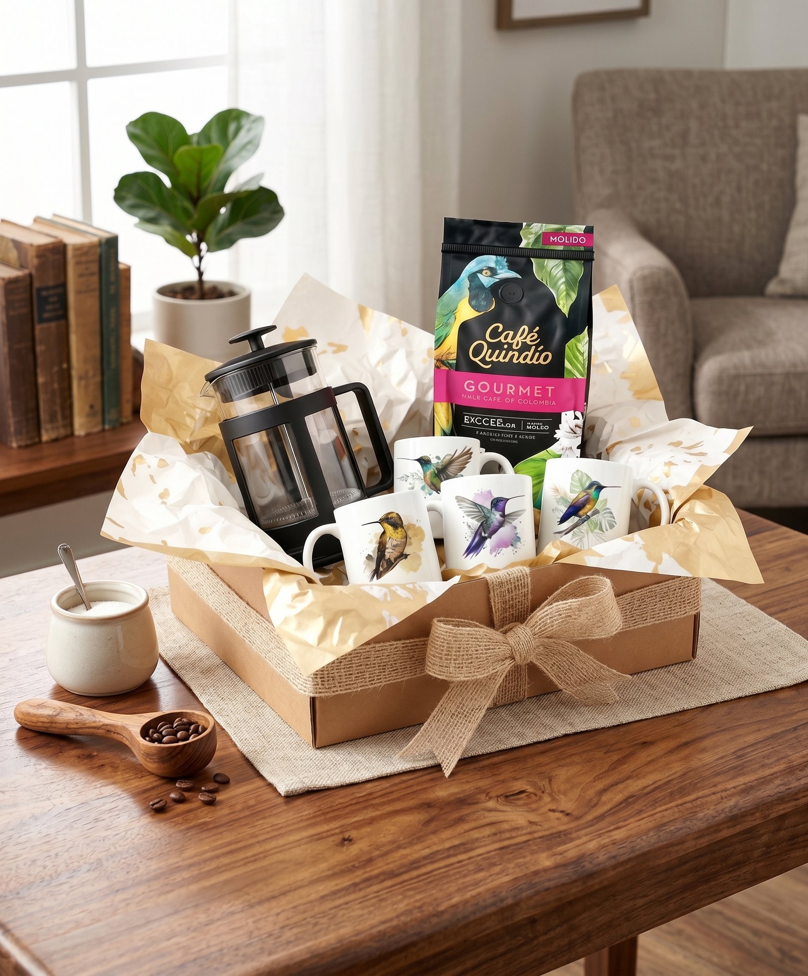 Kit Cafeterito Familiar - Colección Colibríes