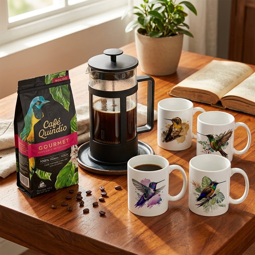 Kit Cafeterito Colibríes