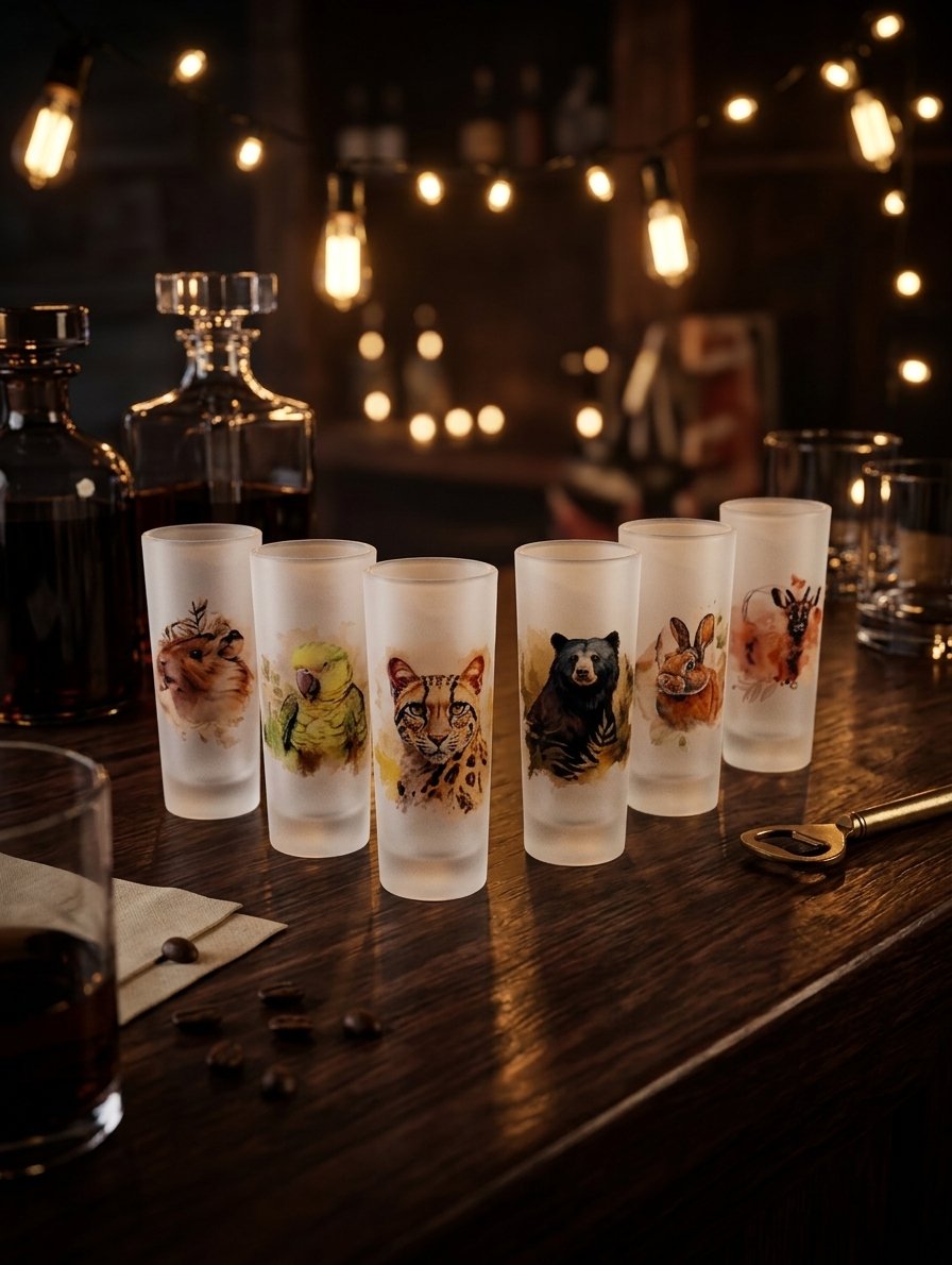 Set Copas Tequileras Fauna Andina