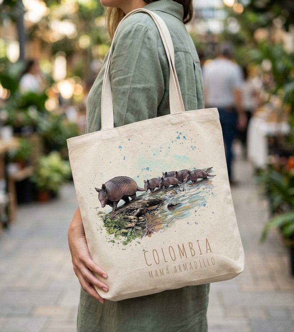 Tote Bag | Bolso de Tela Mamá Armadillo