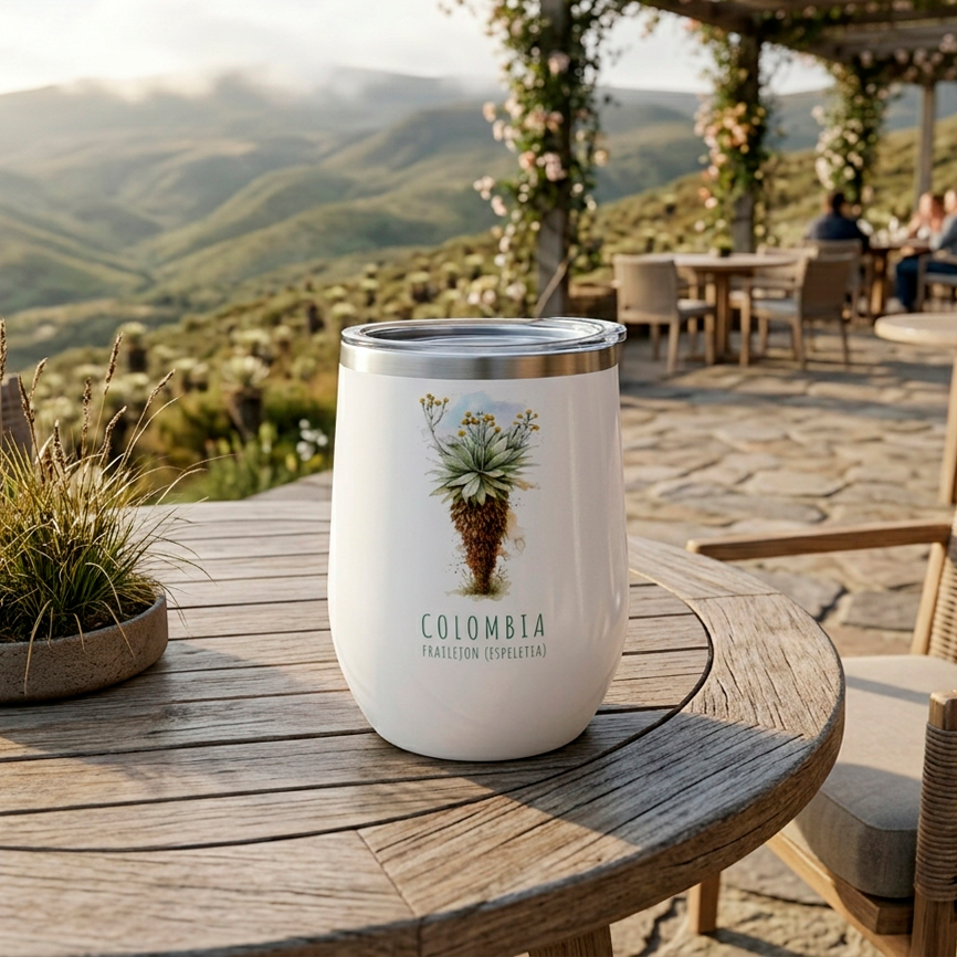 VASO TÉRMICO TIPO COPA – FRAILEJÓN