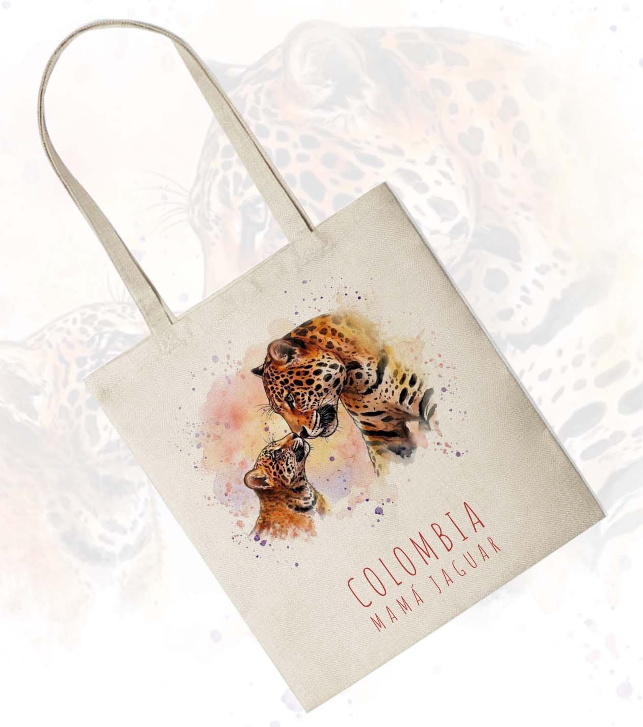 Tote Bag | Bolso de Tela Mamá Jaguar - Image 2