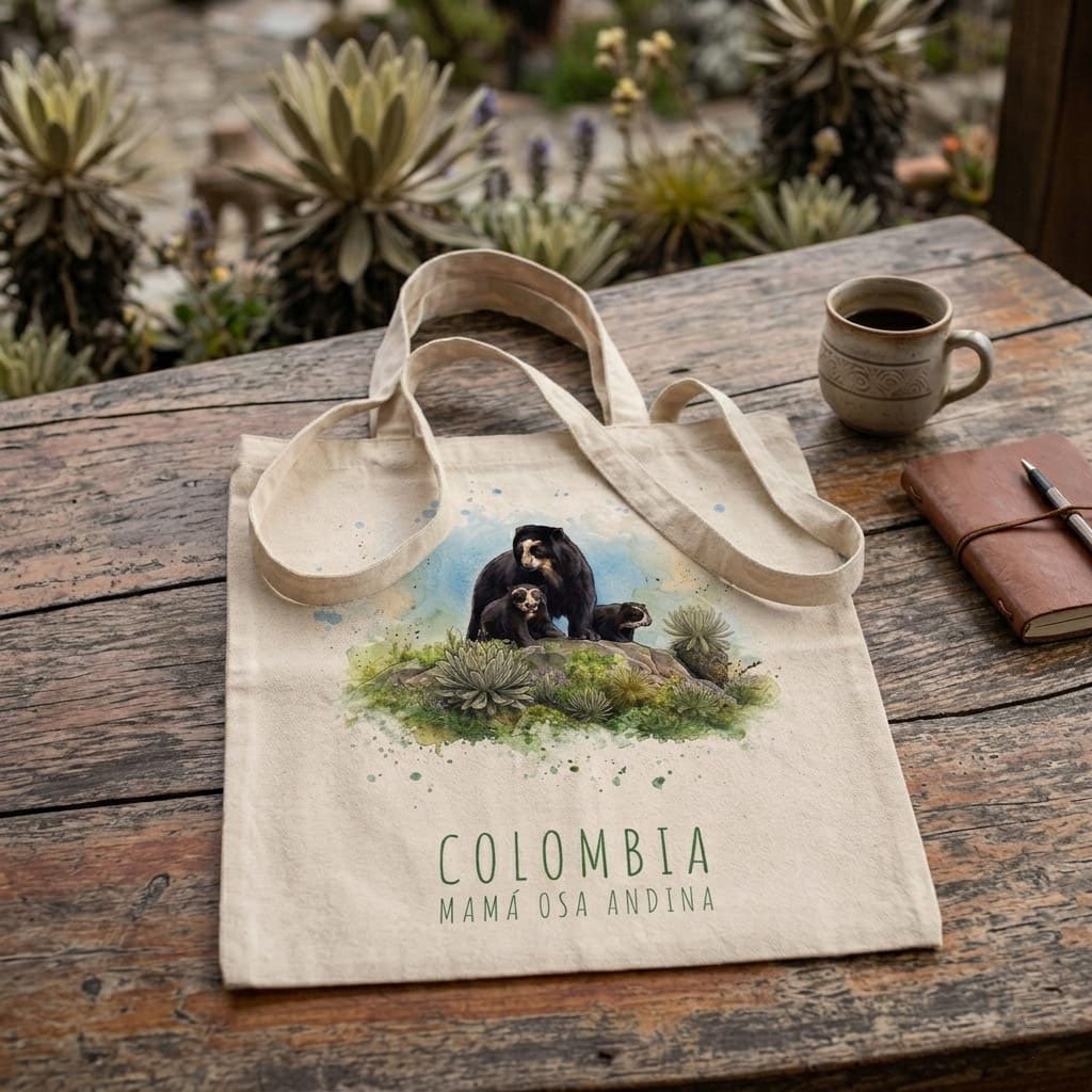 Tote Bag | Bolso de Tela Mamá Osa Andina