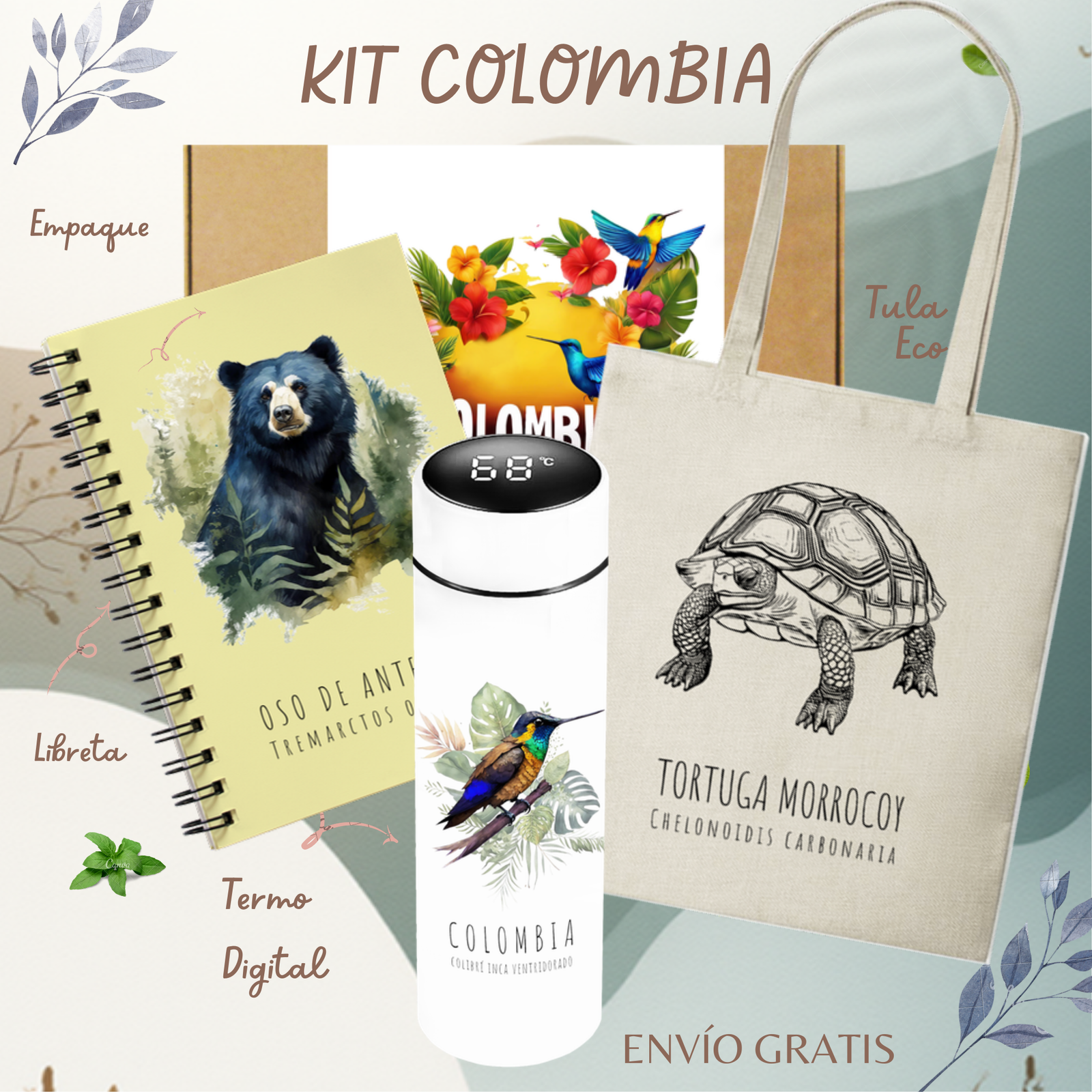 Kit Colombia – Colección Especial Termo digital