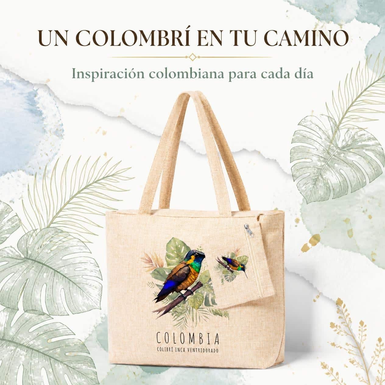 Bolso Nature - Colibrí Inca Ventridorado